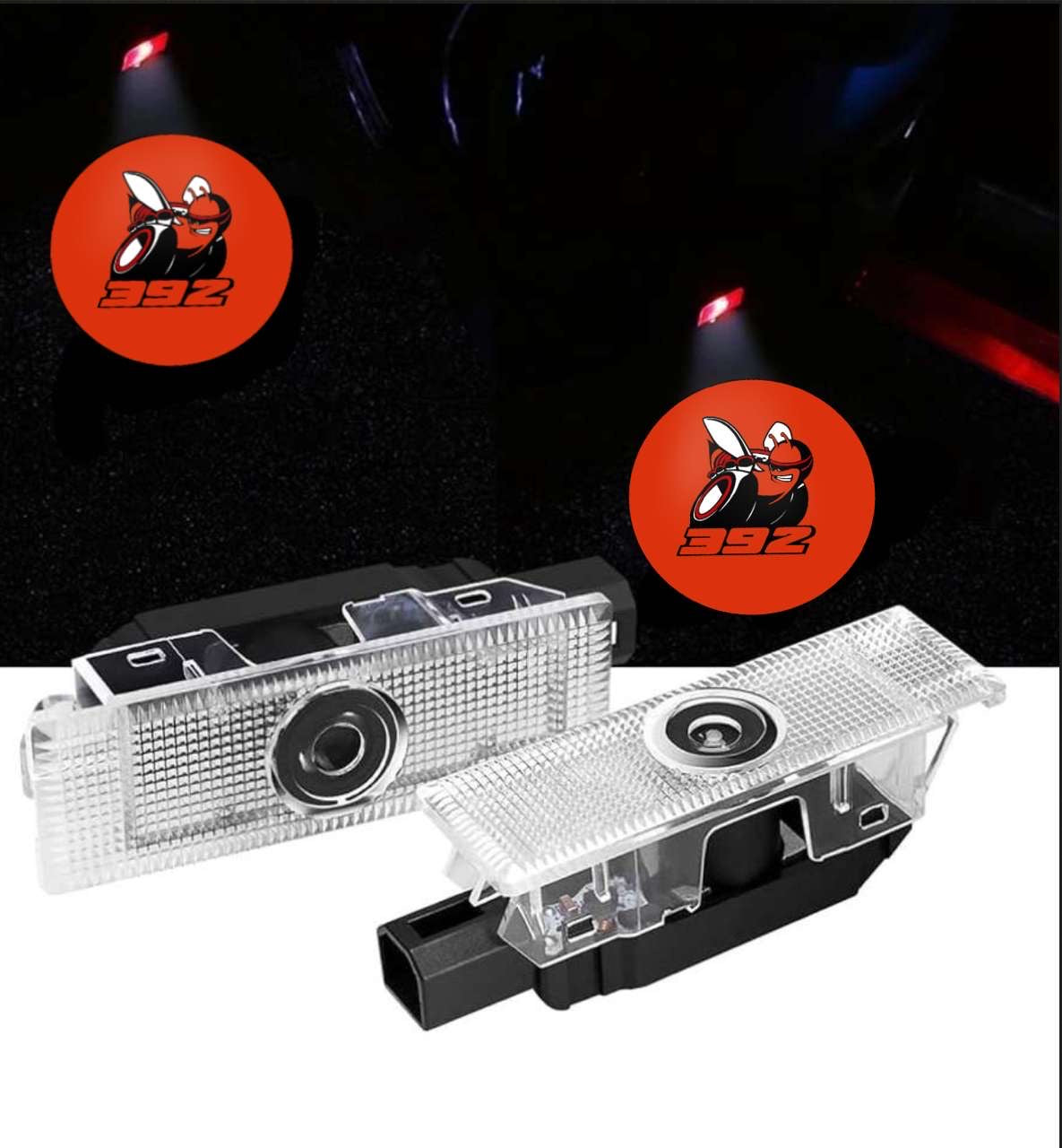 2X LED SCATPACK 392 Challenger/ Charger  Door Projector Lights/ puddle Lights