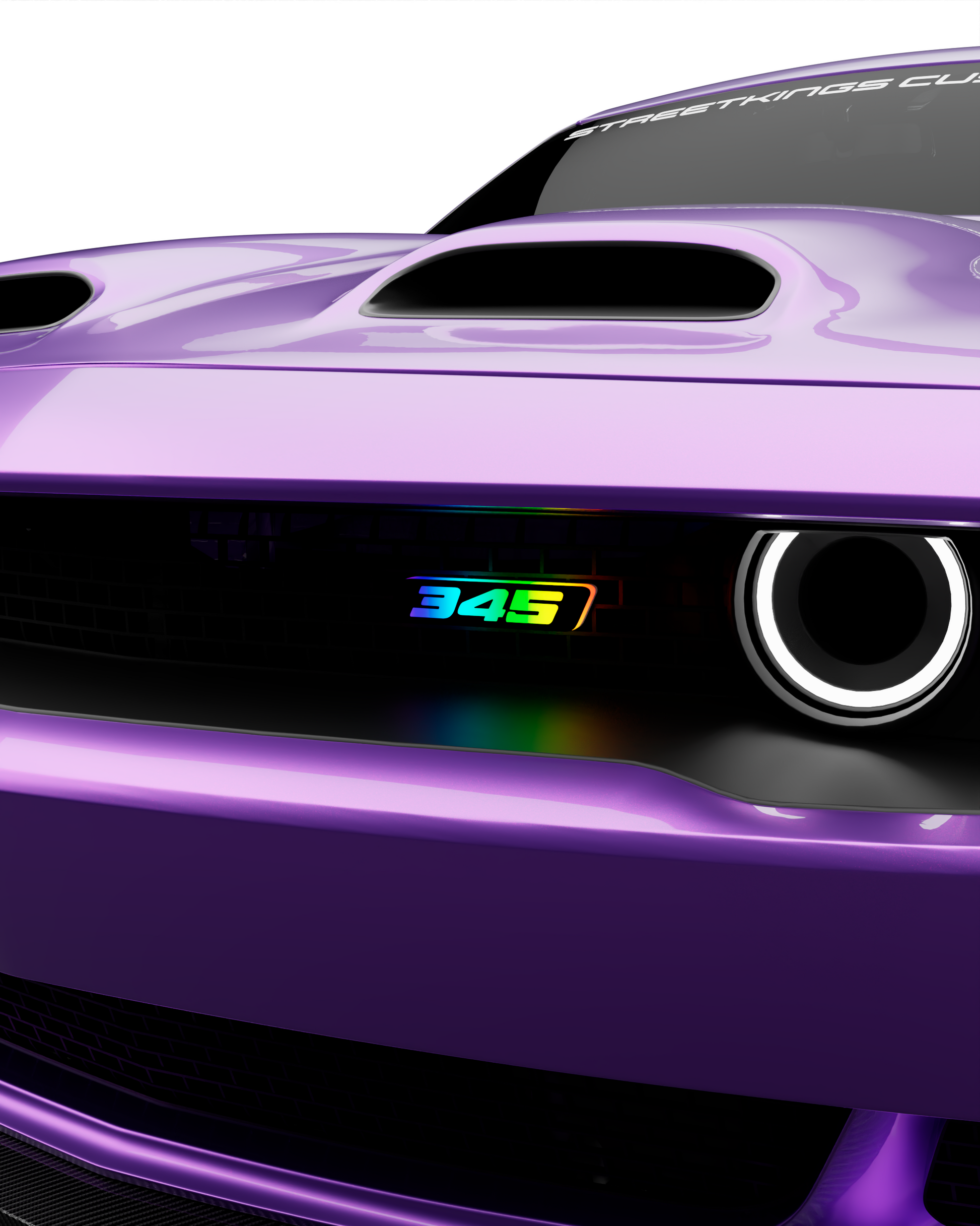345 Flow Series Grill Badge