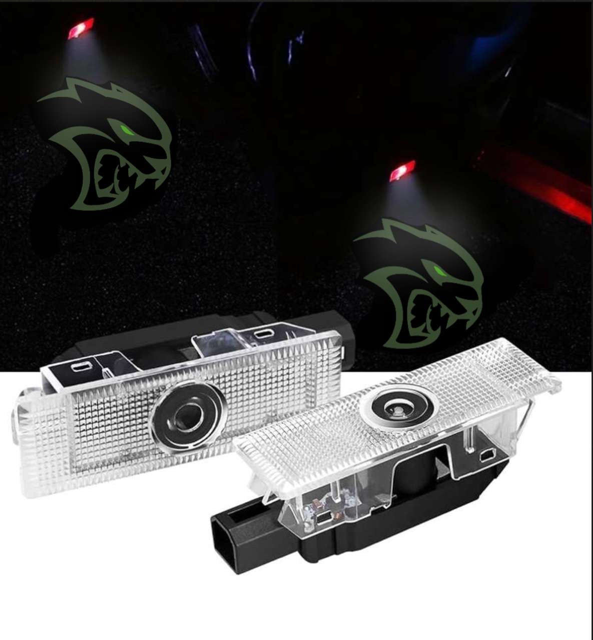VIEREX Fit Dodge Charger Door Light Logo New Emblem Projector HD VIEREX Fit Dodge Charger Door Light Logo New Emblem Projector HD