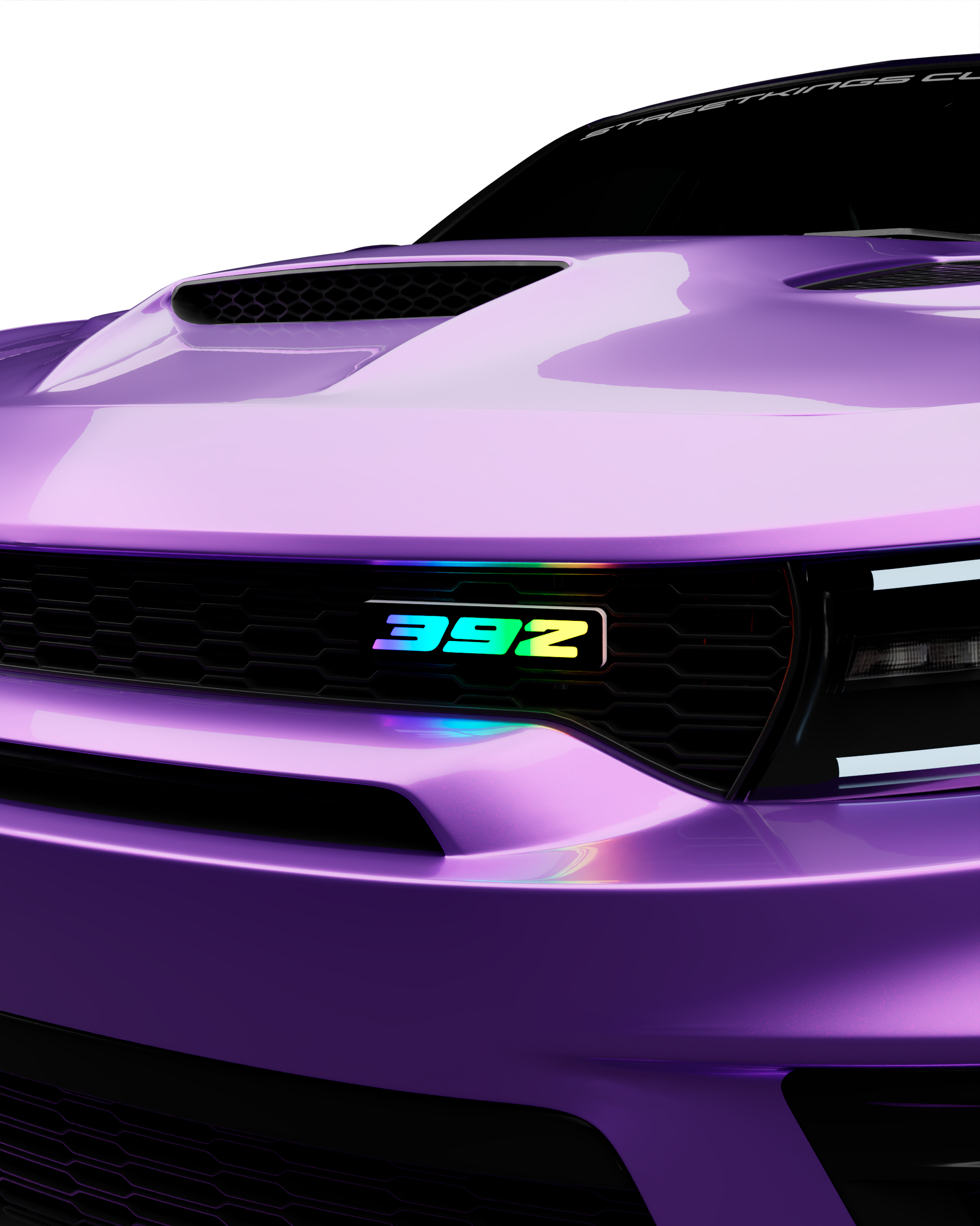 392 Flow Series Grill Badge