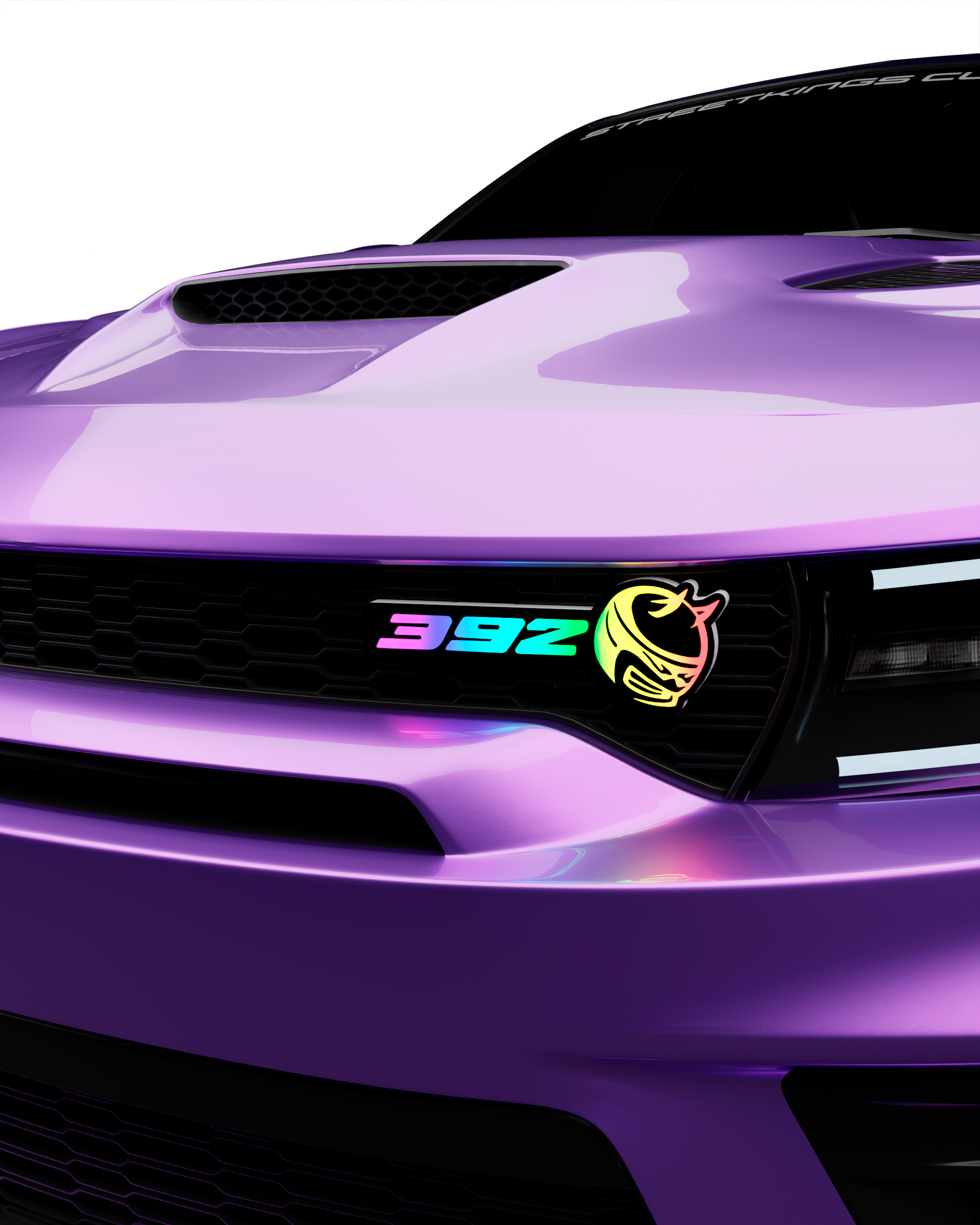 392 SCATPACK Head Flow Series Grill Badge