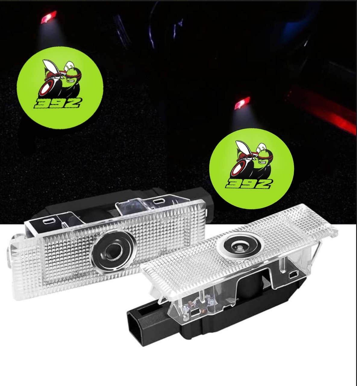 2X LED SCATPACK 392 Challenger/ Charger  Door Projector Lights/ puddle Lights