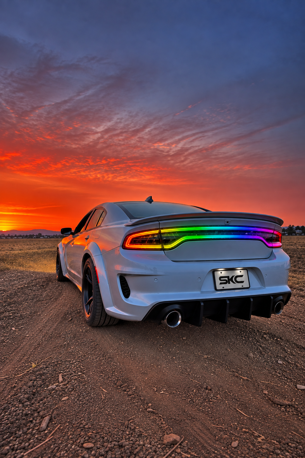 2015–2023 Dodge Charger KingFlow RGB Pre-Built Tail Lights