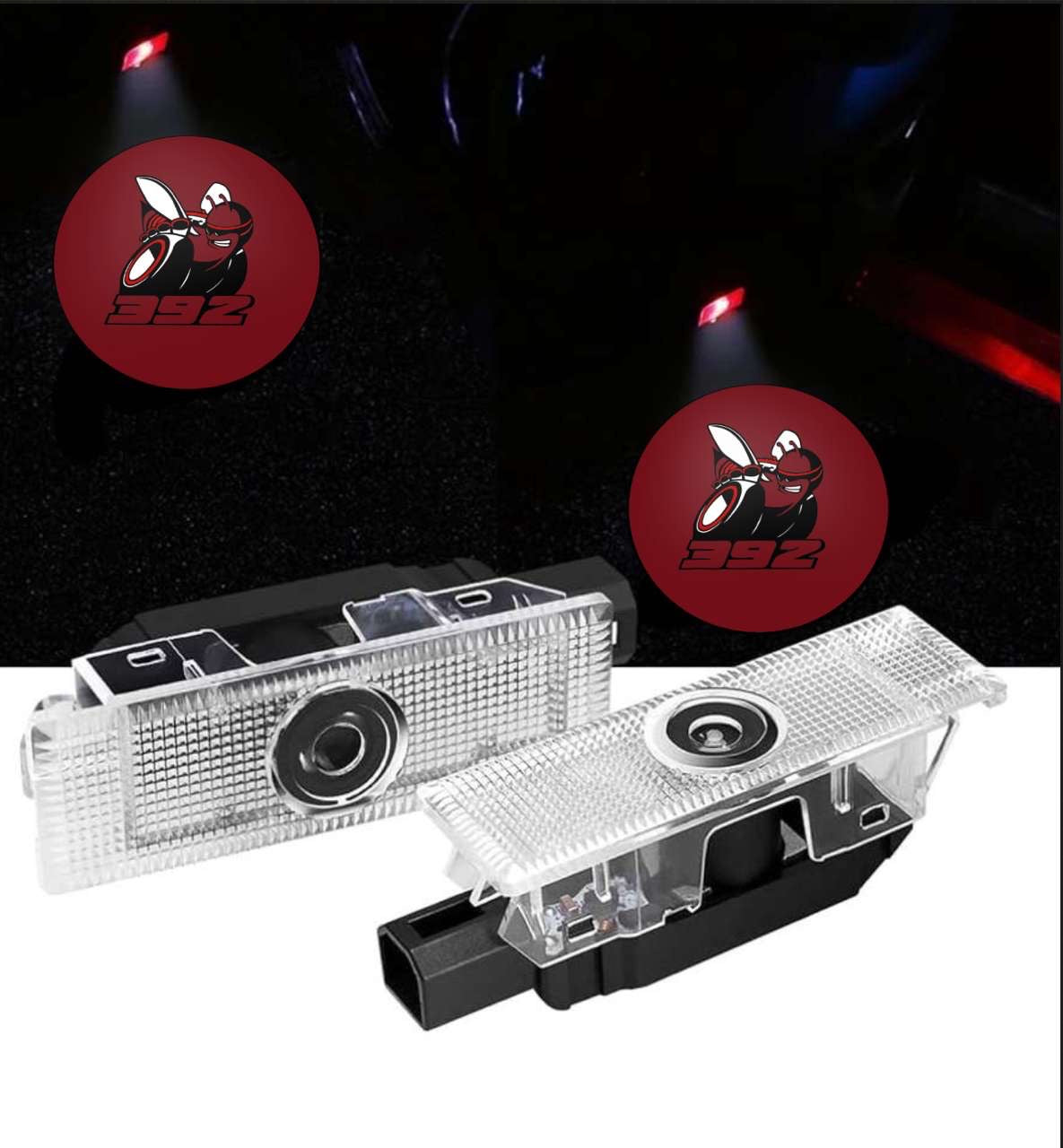 2X LED SCATPACK 392 Challenger/ Charger  Door Projector Lights/ puddle Lights