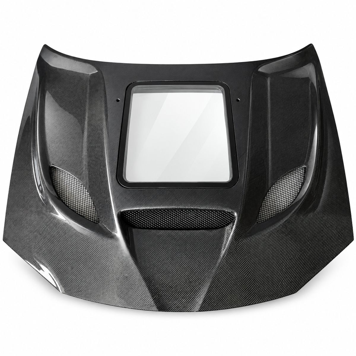 Chrysler 300 Hellcat-Style Carbon Fiber Hood w/ Glass Window 2011–2023