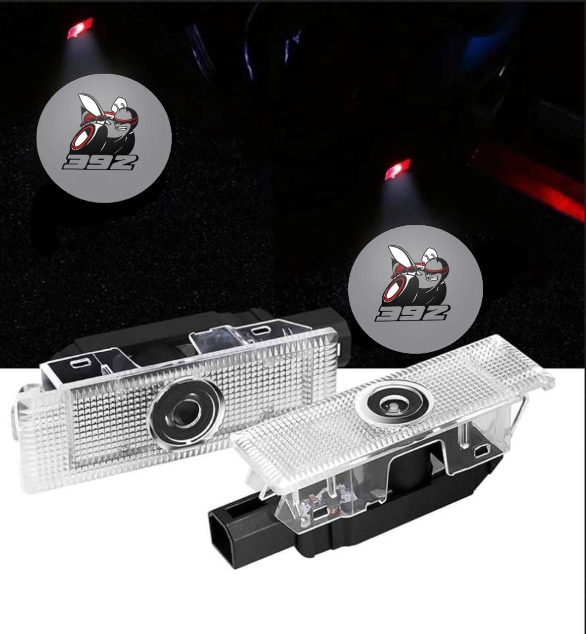2X LED SCATPACK 392 Challenger/ Charger  Door Projector Lights/ puddle Lights
