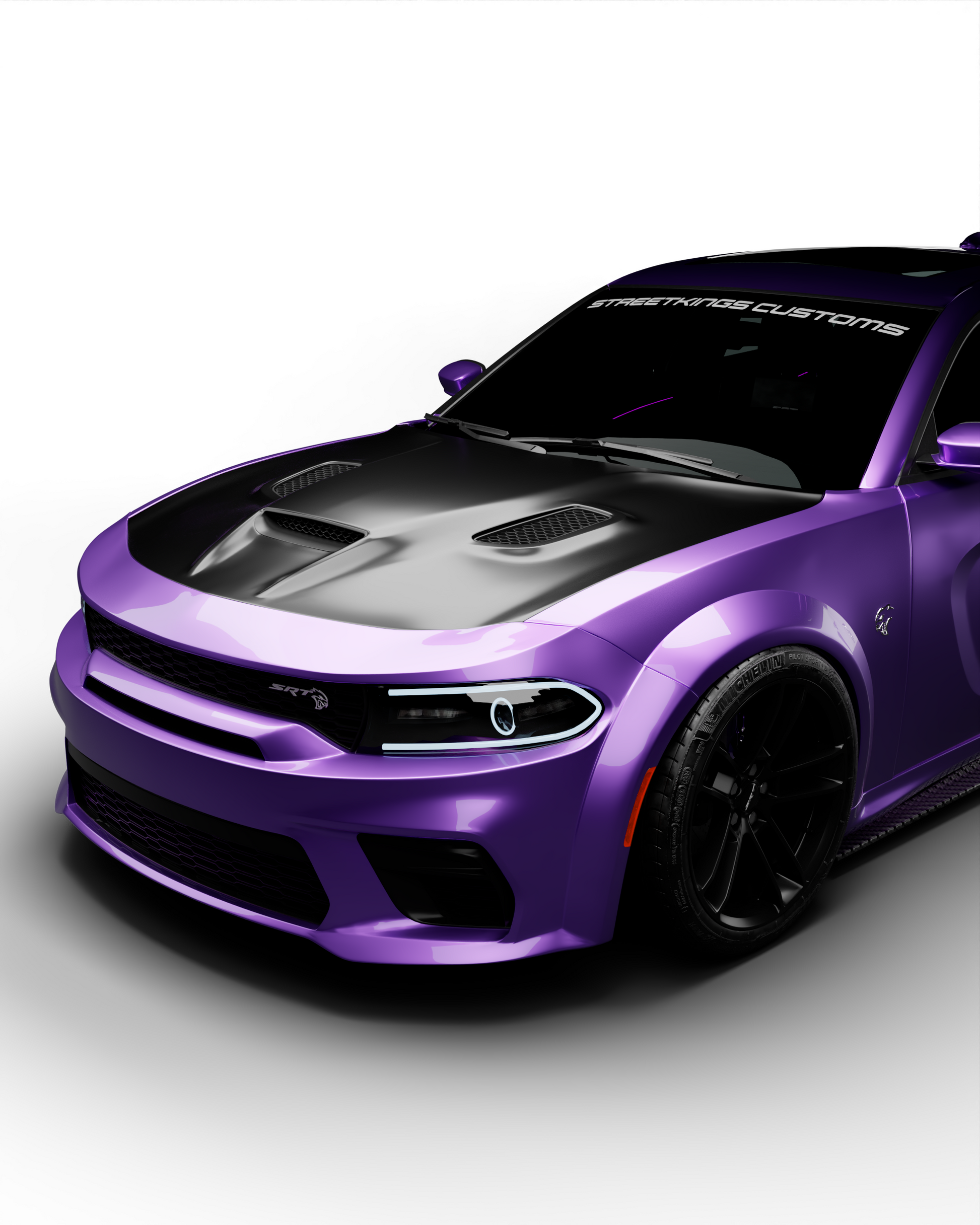 Charger Redeye Hood Aluminum