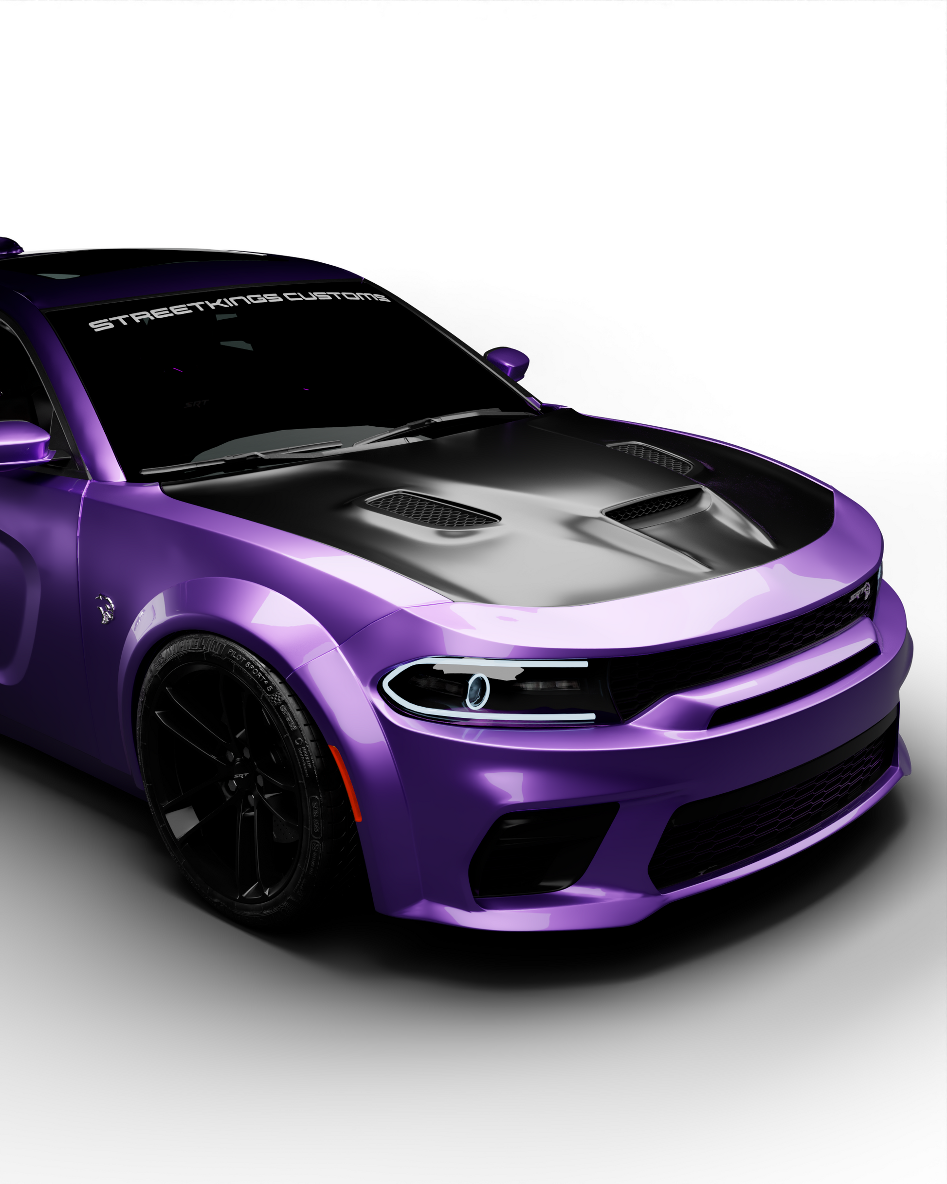 Charger Redeye Hood Aluminum