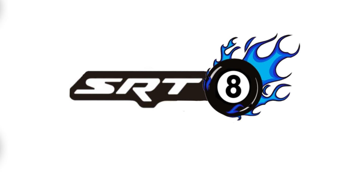 SRT 8Ball Flow Series Grill Badge