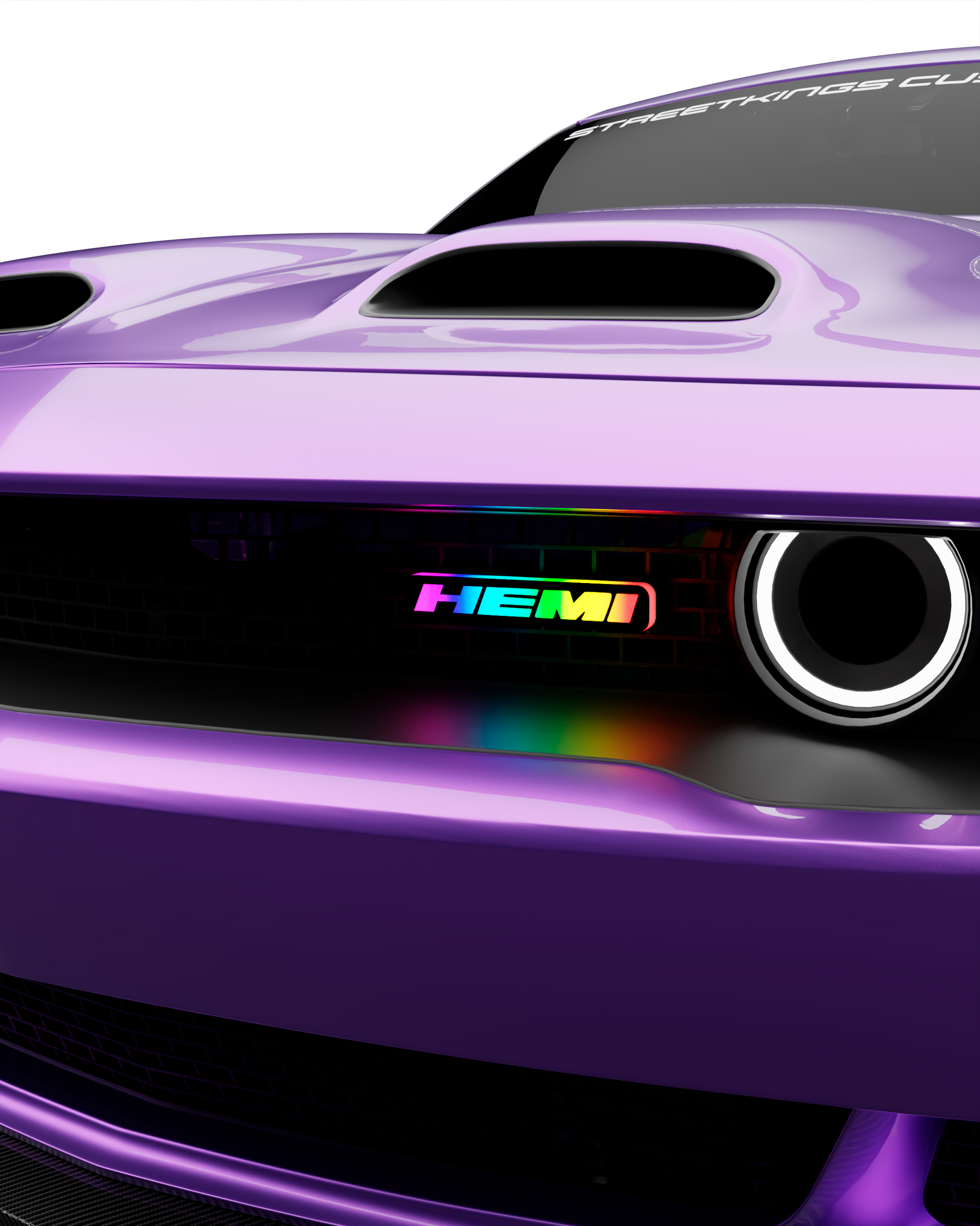 Hemi Flow Series Grill Badge