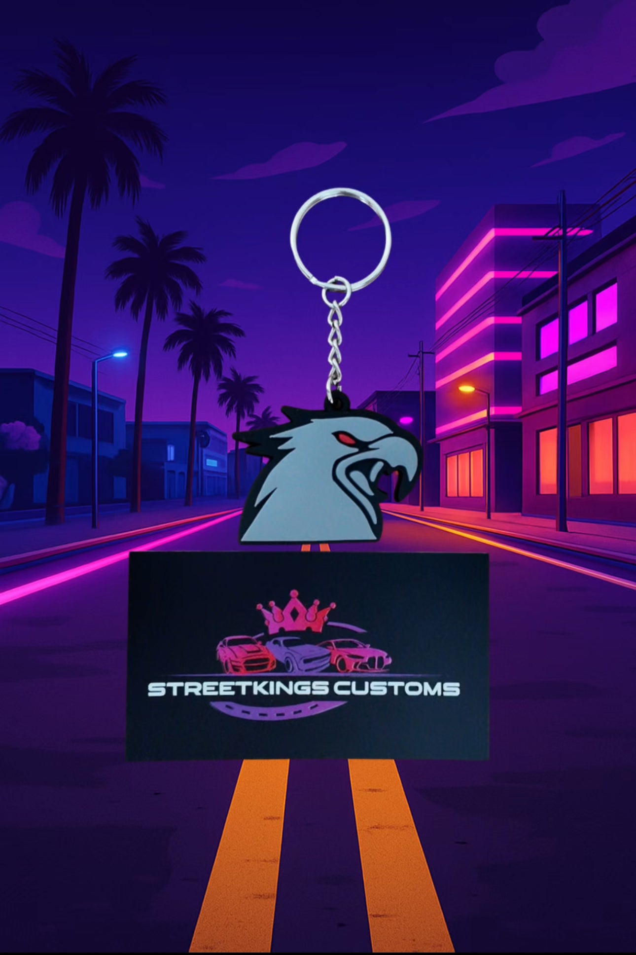 Track Hawk Keychain