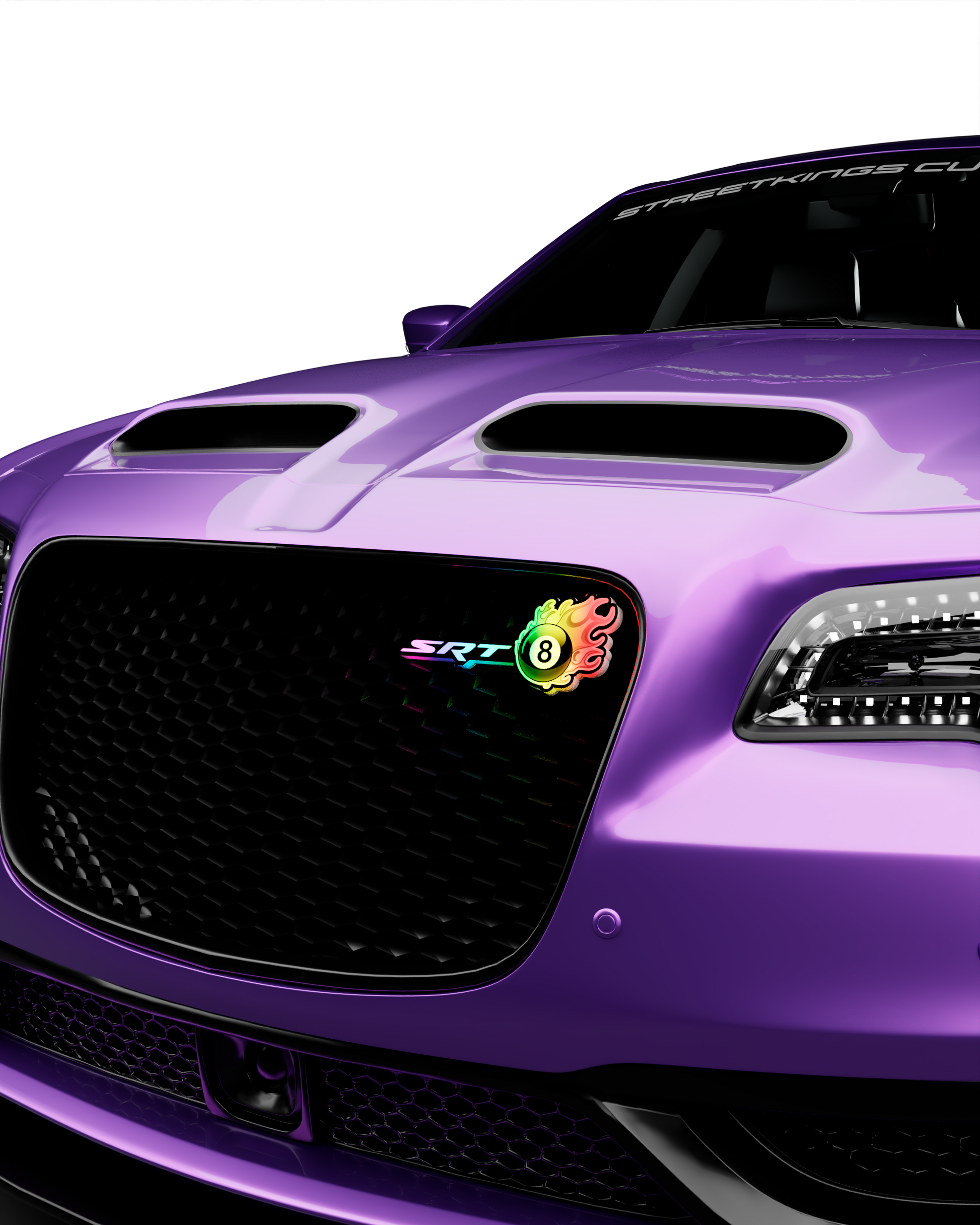 SRT 8Ball Flow Series Grill Badge