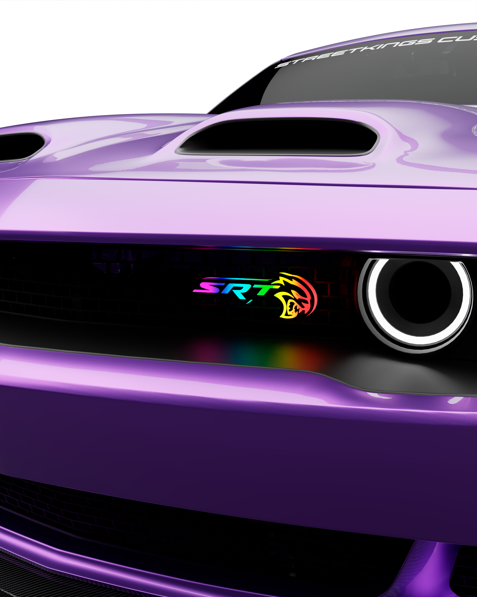 SRT HELLCAT Flow Series Grill Badge