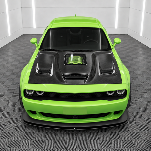 2008 –2023 Dodge Challenger Supercharger Window Hood