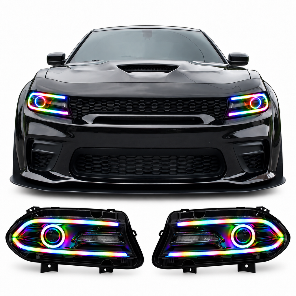 Dodge Charger Multicolor Flowseries Headlights (2015–2023)