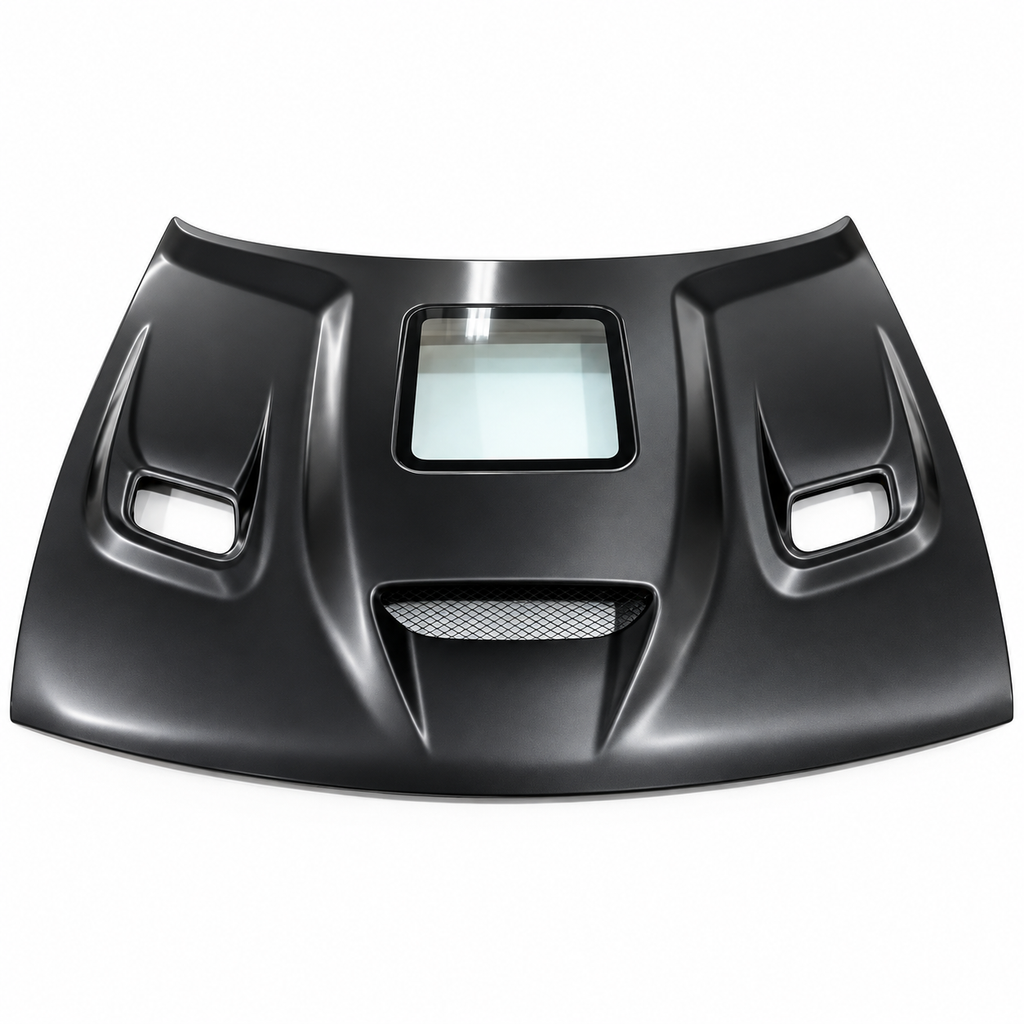 challenger hellcat see-through hood 2008-2023