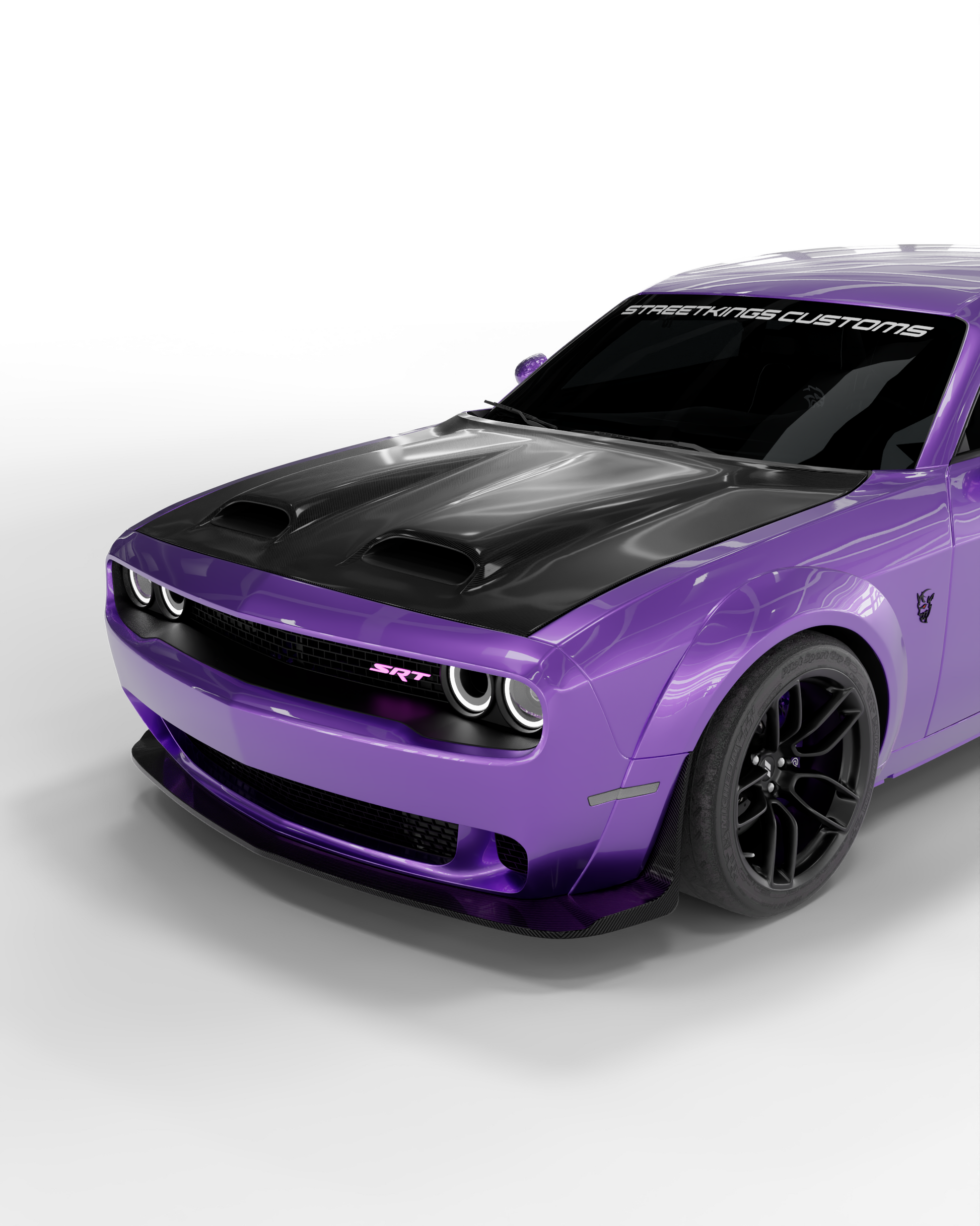 Challenger Redeye Hood Aluminum