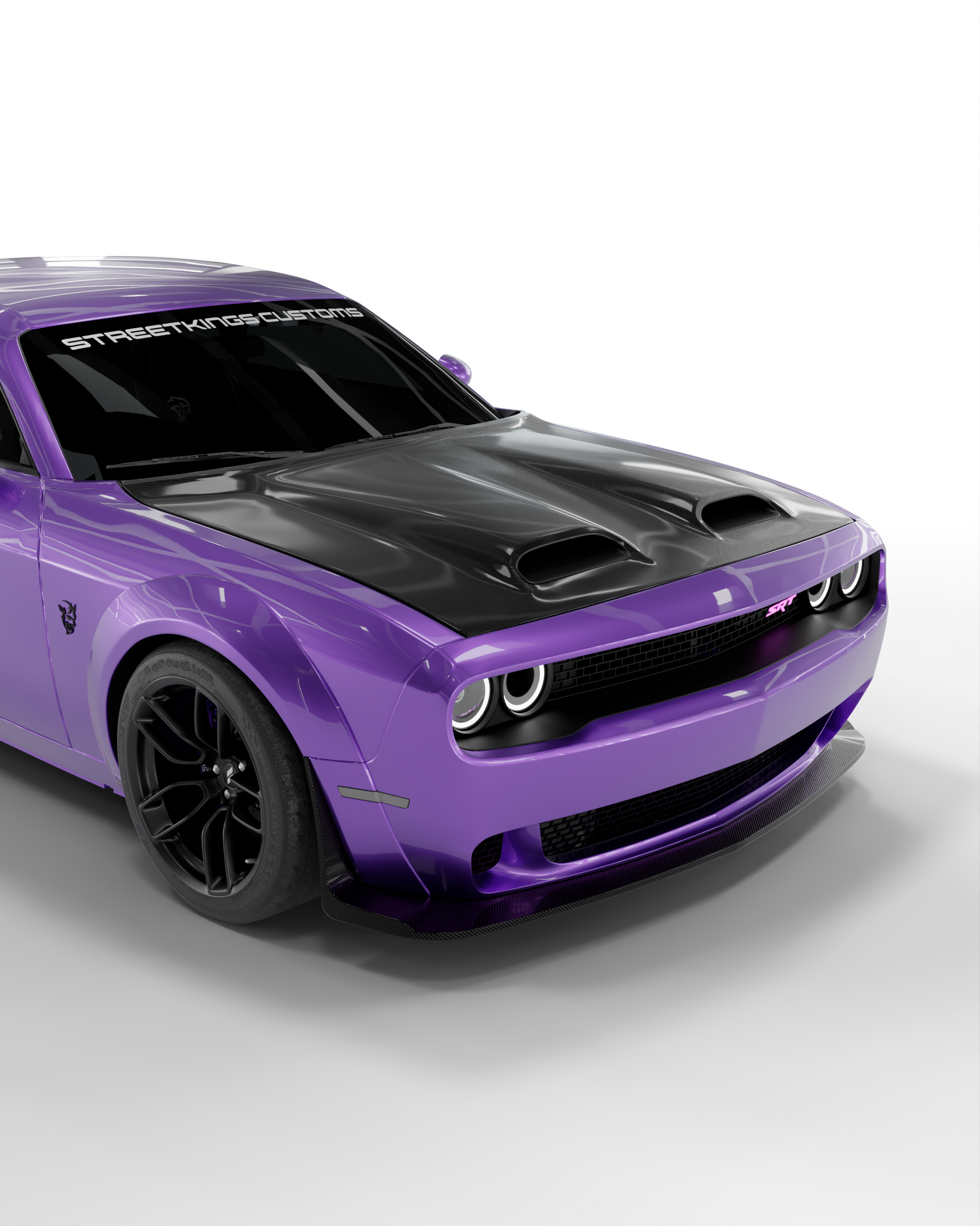 Challenger Redeye Hood Aluminum